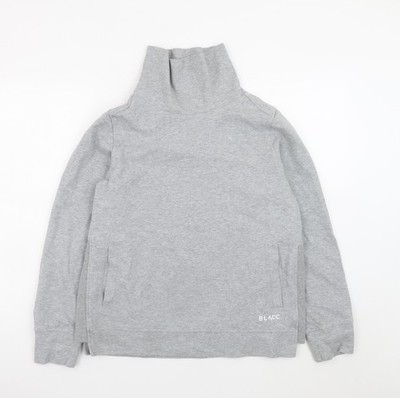 BLACC Herren Pullover Sweatshirt grau hochgeschlossen Medium