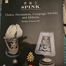 SPINK MANUAL FOR THE WEARING OF ORDERS DECORATIONS AND MEDALS 1997