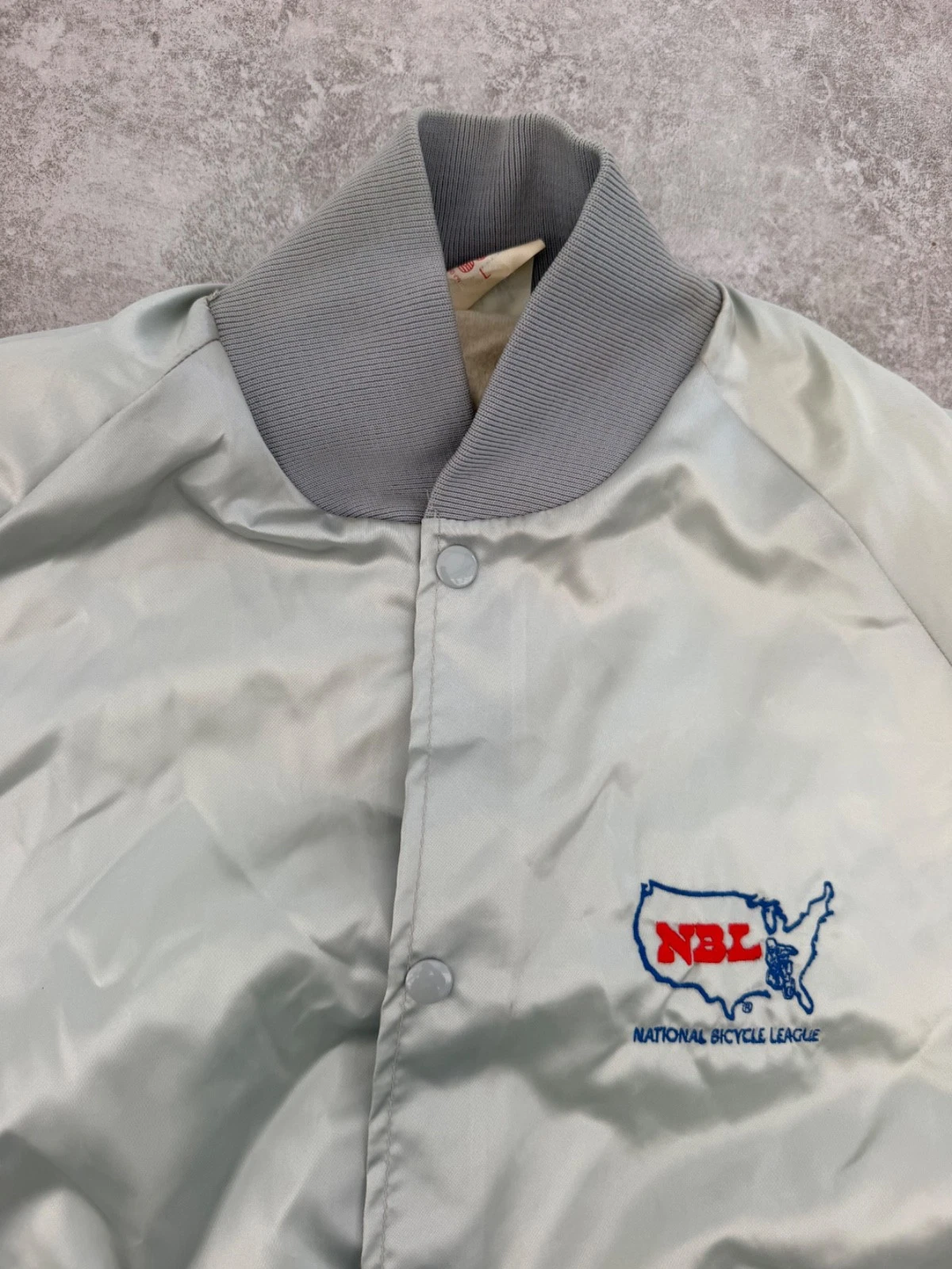 Vintage 80's NBL National Bicycle League BMX Embroidered Made in USA Jacket image 6