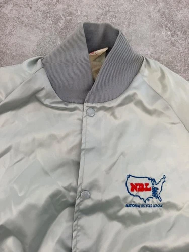 Vintage 80's NBL National Bicycle League BMX Embroidered Made in USA Jacket image 6