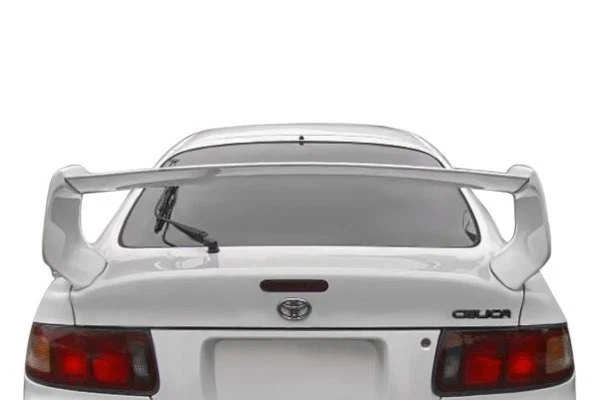 For Toyota Celica 94-99 TD3000 Style Fiberglass Rear Wing Spoiler Unpainted - Imagem 2 de 4