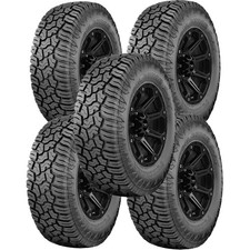 Qty 5 Lt30570r17 Yokohama Geolandar X-at 121118q Lre Black Wall Tires