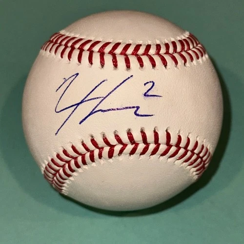 NICO HOERNER (Chicago CUBS) Signed Official MLB Baseball Beckett (BAS)