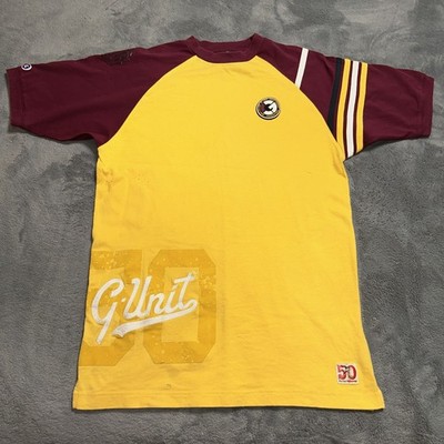 Vintage G Unit Heavy Weight Shirt XL Raglan Sleeve Embroidered Velvet 50Cent Y2K