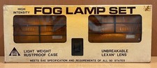 Kmart 82-20-56 Quartz Halogen Fog Lamp Set F-224 Lexan Lens Nos Vtg 1970s Japan