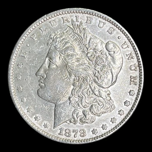 1878 Morgan Silver Dollar, 2nd Reverse, XF+