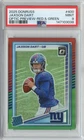 2025 Donruss Jaxson Dart Optic Preview RED & GREEN PRIZM Rookie RC #400 PSA 9