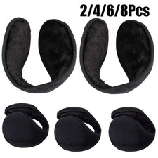 Unisex Ear Muffs Fleece Earwarmer Behind the Head Design Men Women Winter Gift