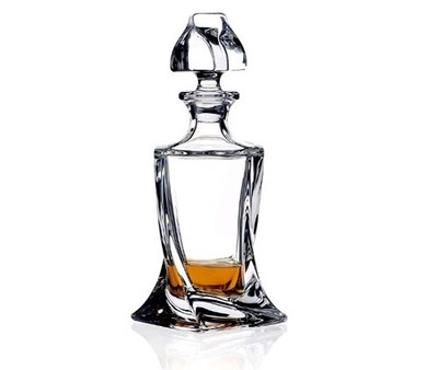 Bohemia Glas Karaffe & Becher Set Bohemia Kristallglas Quadro Glas. #2028