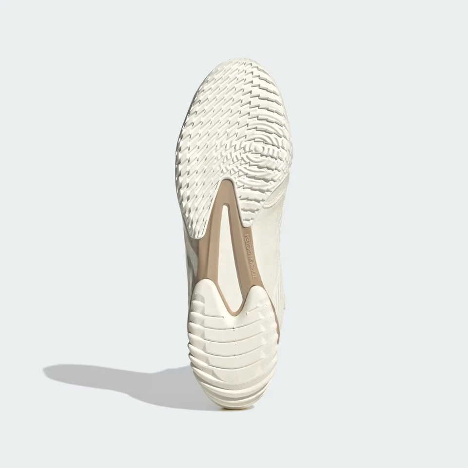 Adidas Boxeo Speedex 23 Top Alto Para Hombre Talla 10 Zapatos Off White JH8822 NUEVO Foto 3 de 4