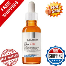 La Roche Posay PURE VITAMIN C SERUM C10 Anti-Wrinkle Concentrate 30ml Free Ship