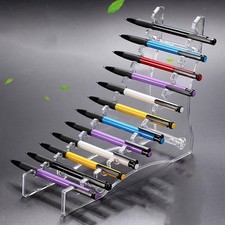 Acrylic Pen Holder Pen Display Stand 12 Slots Marker Storage Organizer Eyebrow