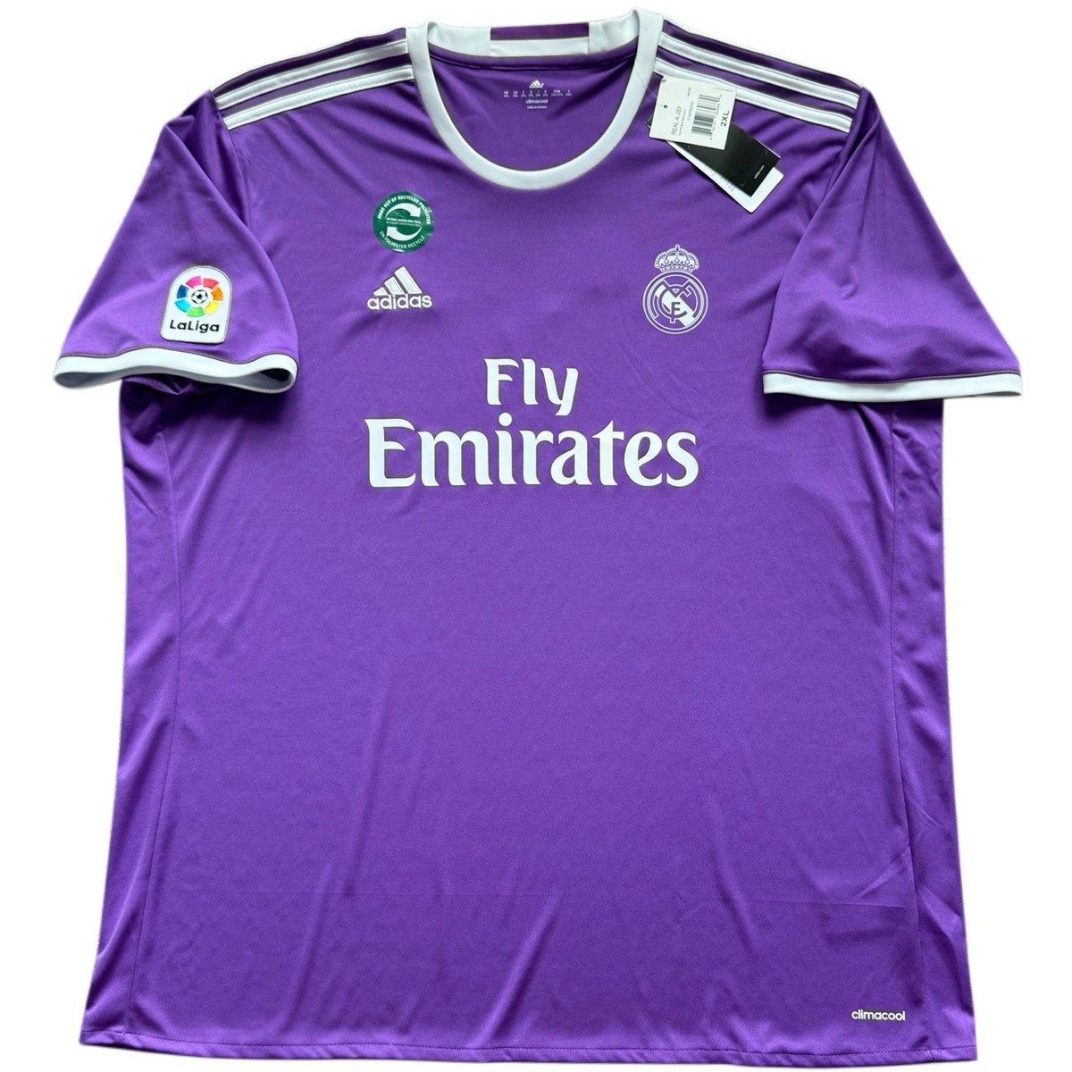 2016/17 Real Madrid Away Jersey #7 Ronaldo 2XL adidas Soccer CR7