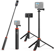 50.7" Extendable Selfie Stick Tripod for GoPro Hero Action Cameras