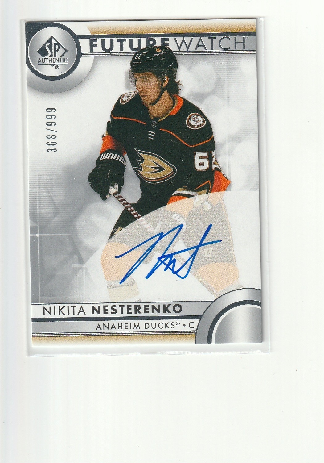 2023-24 Upper Deck SP Authentic Future Watch Auto Nikita Nesterenko 368/999