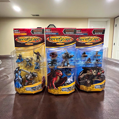 Heroscape Dungeons & Dragons D2 Expansion Set Lot of 3 (Ages 8+)