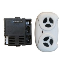 JR1625RX-12V 2.4G Remote Control and Receiver, for Kids Ride On Toys, 12V Con...