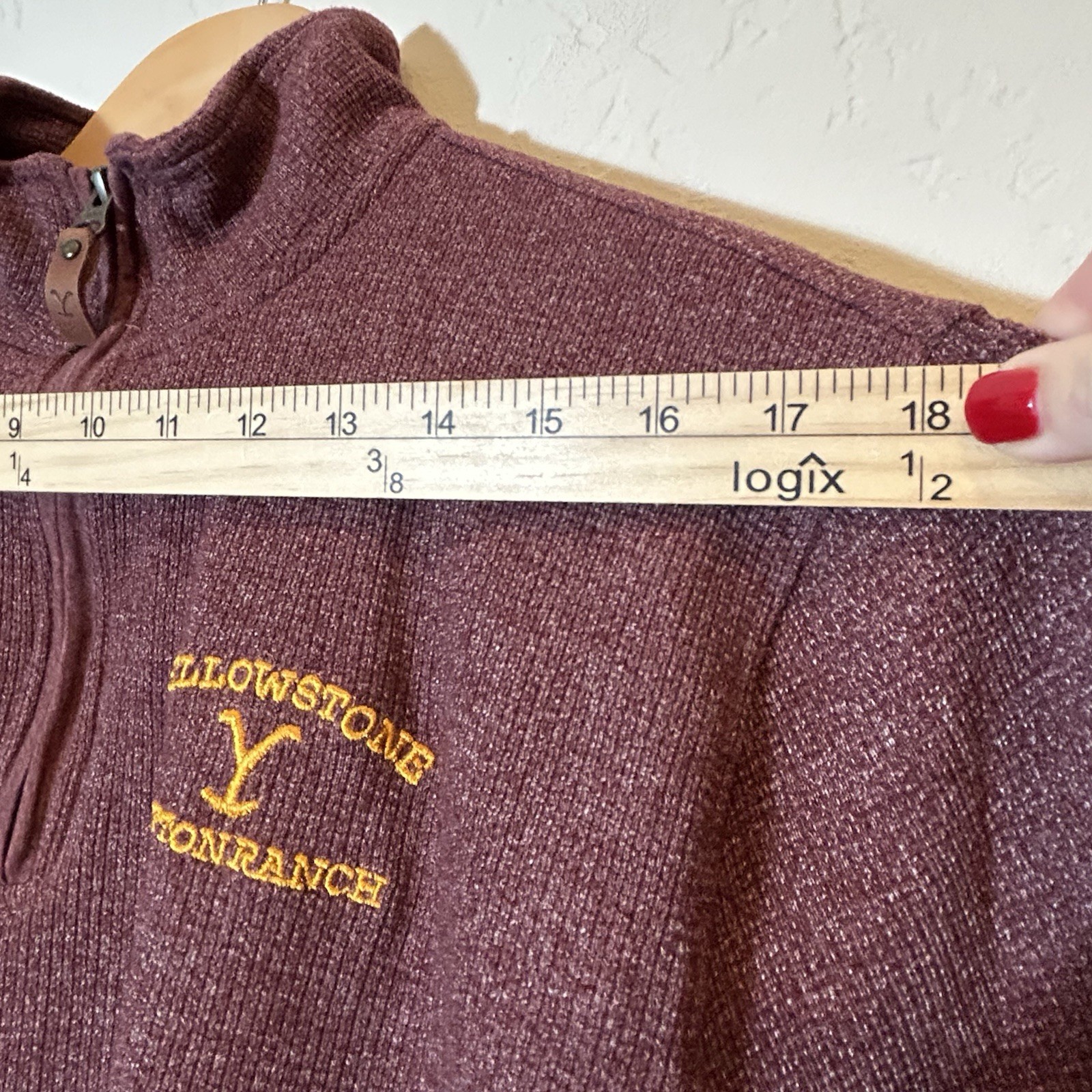 Flyshacker Yellowstone Dutton Ranch 1/4 Zip Pullo… - image 9