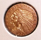 1909 Gold Quarter Eagle ($2.50) Coin