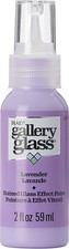 Gallery Glass Stained Glass Paint 2 Oz Lavender Realistic Effect DIY Projects