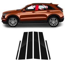 6pcs Black for Cadillac XT4 2018-2023 Car Window Center Pillar Stickers Wind...