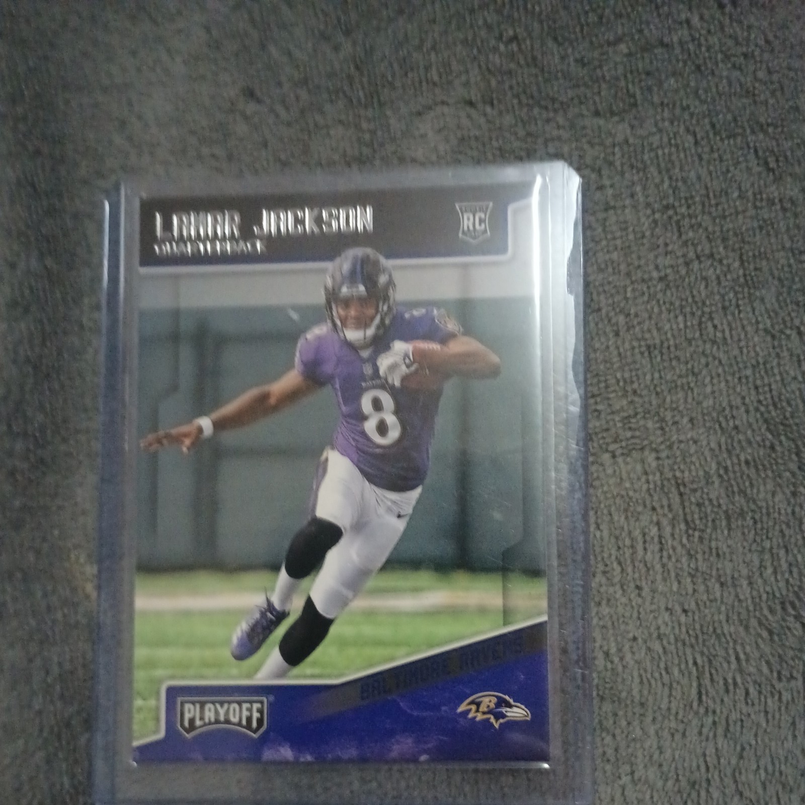 2018 Panini Playoff Football #212 Lamar Jackson Rookie Card RC Ravens