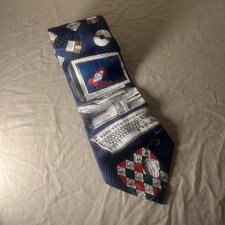 Vintage Tabasco Men’s Tie 100% Silk Made in USA