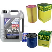 Mann Inspektionspaket 5L Liqui Moly Leichtlauf 10W-40 FüR Fiat Ducato