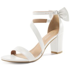 Comfortable Block Heels for Women: 3.14" Stable Walk for Confidence on Weddin...