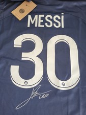 Lionel Messi 30 Signed Paris Saint-Germain Jersey Autographed LEO With COA NWT