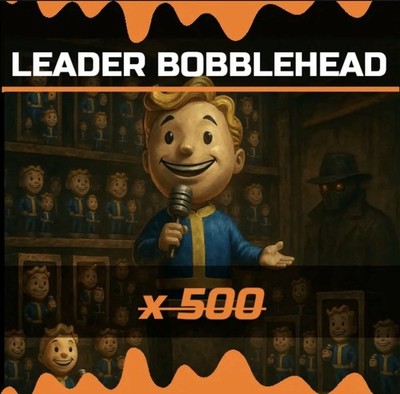 FALLOUT 76    500X Leader Bobbleheads (+5% XP for 1hr, 2hrs with Curator) PS4/5