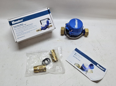 Hunter HC-075-FLOW 3/4'' Pulse Flow Remote Reporting Use Meter Irrigation Sensor