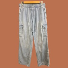 Social Standard by Sanctuary Women's Cargo Pant Size Medium Blue