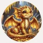 Hayleybug 1 oz Sunscale Hatchling silver Round w/ COA mintage 15