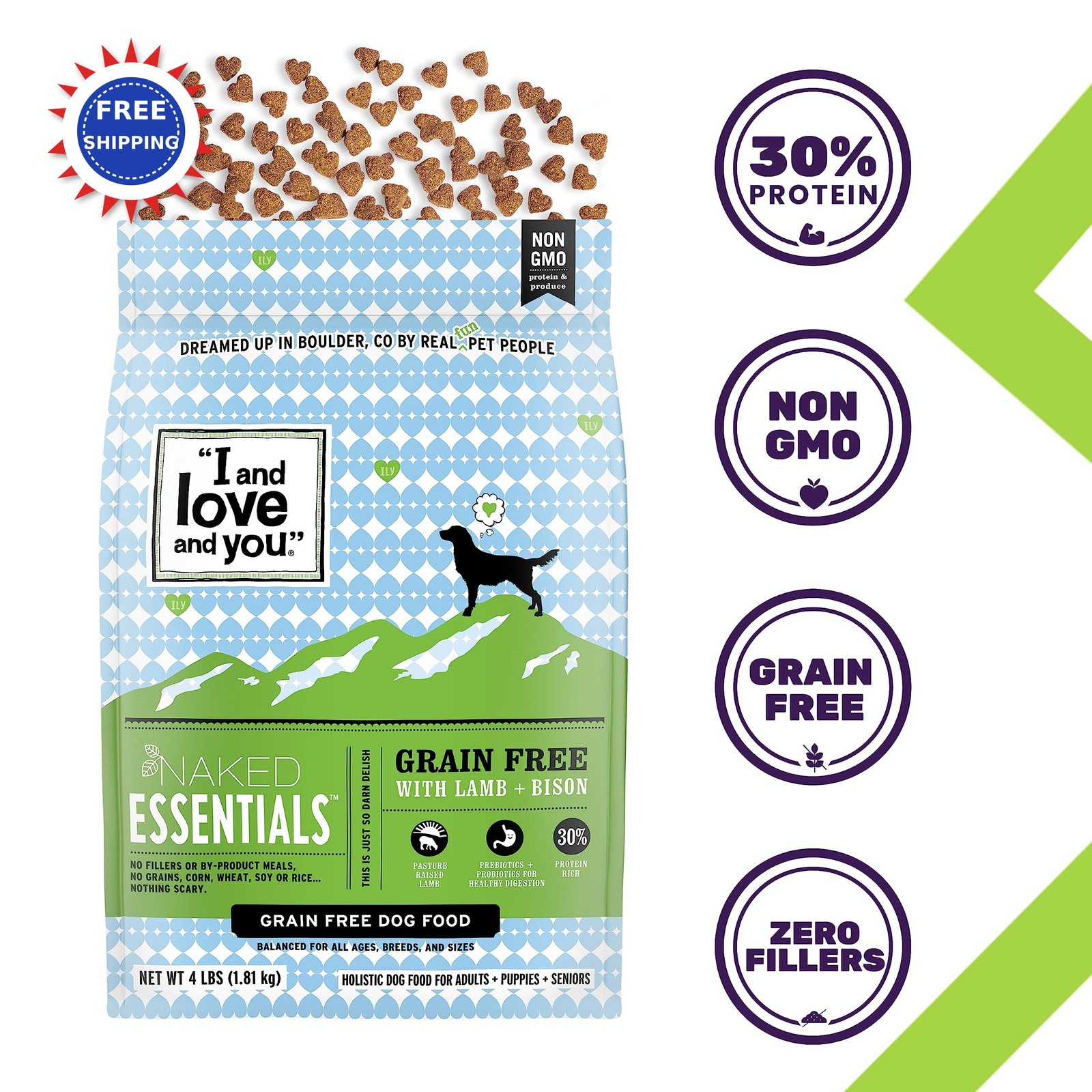 Lamb Bison High Protein 40lb