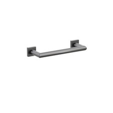 Emtek 28105MQUS10B Towel Bar 9", Small Square Rosette, Oil Rubbed Bronze