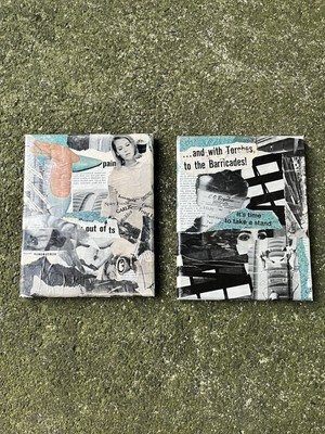 Decollage 8x10 Canvases