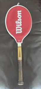 VTG WILSON STAN SMITH Autograph Model Tennis Wood Racket - Org. Cover