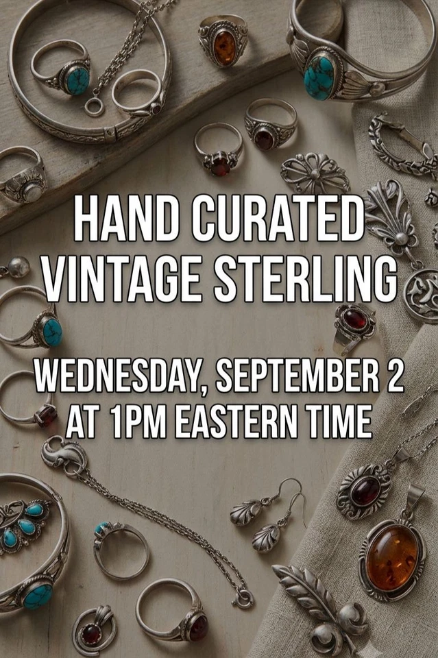 Hand Curated Vintage Sterling! Live 925 Jewelry with Sam & Alexis