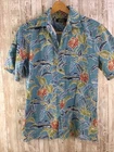 BOCA CLASSIC Hawaiian Shirt Men M Tropical Island Palm Tree 100% Cotton