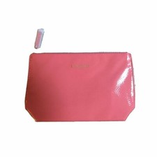 Lancome New Bright Pink Zip Close Travel Cosmetic