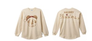 Disney's-WDW Size-large Adult Sequined CHRISTMAS-MICKEY MOUSE-SPIRIT JERSEY-BNWT