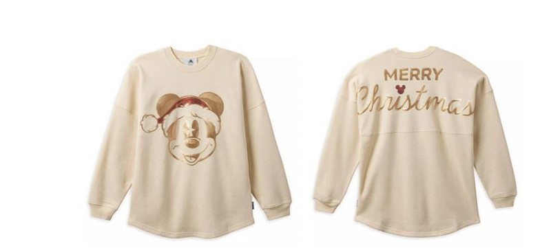 Disney's-WDW Size-large Adult Sequined CHRISTMAS-MICKEY MOUSE-SPIRIT JERSEY-BNWT