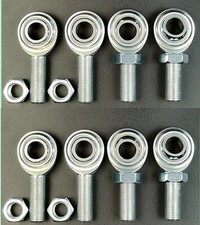 4 Link Kit 58 X 58-18 Male Lh Rh Rod Ends Joint Heims Cmr-10 Jam Nut Pan Hard