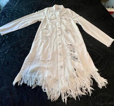 Fashion Nova denim Cardigan jacket dress L
