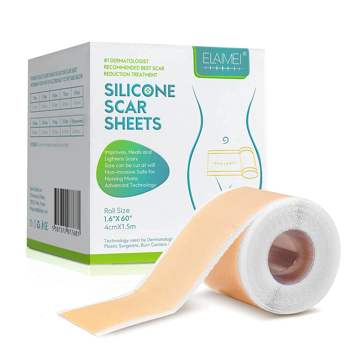 Scar reduction 2024 silicone sheets