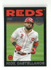 2021 Update 1986 Topps 35th Anniversary Black /299 Nick Castellanos REDS