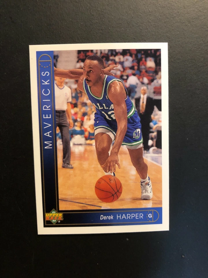 1993 DEREK HARPER Upper Deck Basketball Card # 87 Made in USA - Image 2 of 4