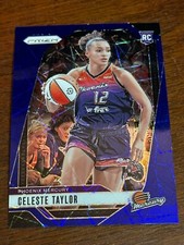2024 Panini Prizm WNBA Celeste Taylor Phoenix Mercury Blue Velocity #48