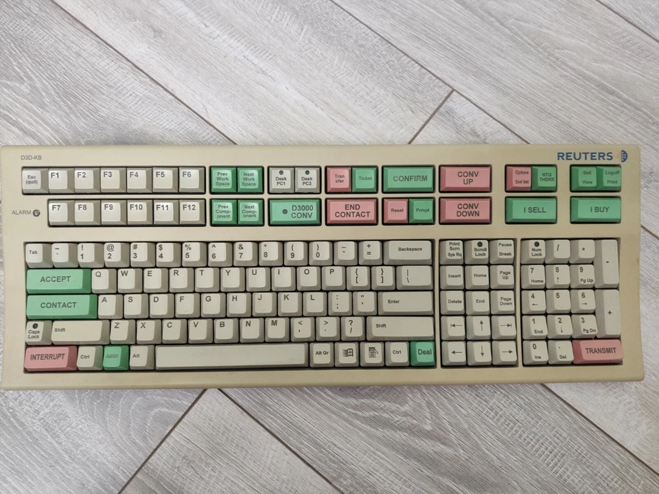 Mechanical Trading Keyboard Thomson REUTERS D3D-KB - Image 3 of 4